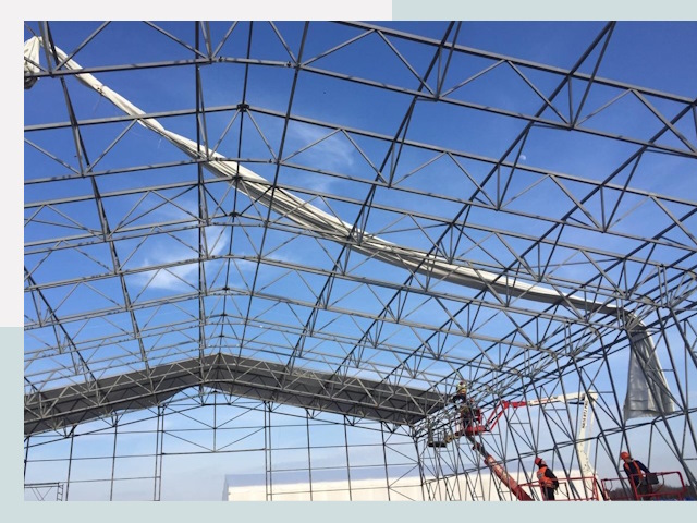 Шатровые ангары от 615 руб. в Наро-Фоминске и Московской области