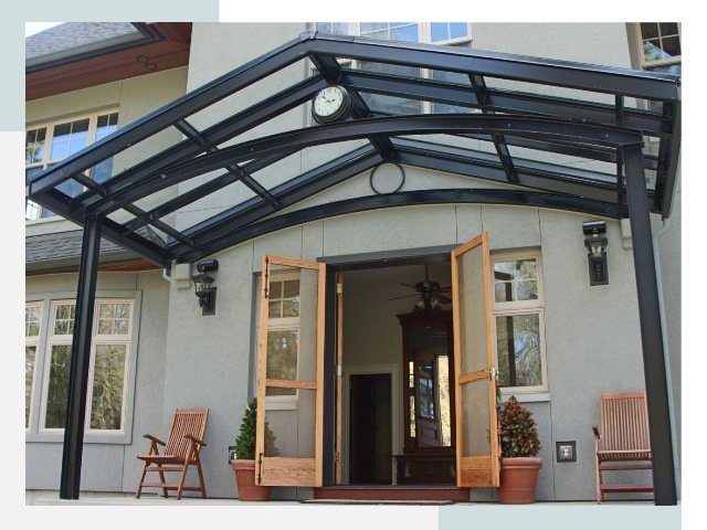 Козырьки металлические в Наро-Фоминске