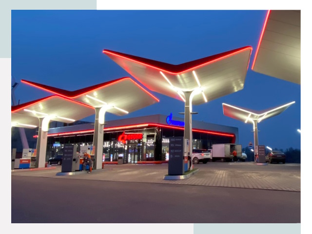 Навесы для АЗС в Наро-Фоминске