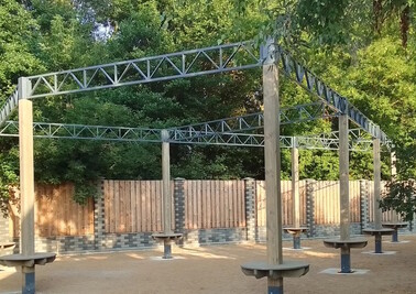 Терраса из металлоконструкций под ключ, проектирование, изготовление и монтаж от СтальСтрой-Нр-